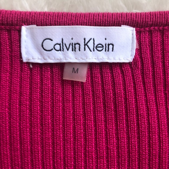 Calvin Klein Ribbed Zip-Up Sweater - Picture 4 of 8